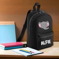 Personalised Elephant Face Mini Backpack For Kids Safari Animal Back To School Nursery Bag Boys Girls