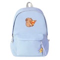 Capybara Pizza Backpack, Back to School Bag, Custom Backpack, Students Book Bag, School Rucksack, Students Backpack,