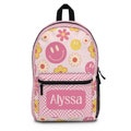 Personalized Backpack Kids NEW RETRO Daisy Girls Boys Kids Nursery Children Pre School Rucksack School Bag Backpack Smiley Face Retro
