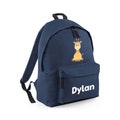 Personalised Kids Rucksack with Giraffe & Name - Perfect for Boys, Girls, Nursery and Primary School Children, Back to School Backpack