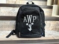 Medium CHEER Black Glitter Backpack, Monogram toddler glitter backpack, personalize cheer backpack, black glitter cheer backpack