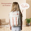 Personalized child school bag with first name - primary child backpack, customizable nursery/primary school back to school - school bag