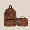 Personalized Western Leather Look Backpack Lunch Bag Set, Country Cowgirl Back To School Bookbag Custom Travel Tumbler, Cowboy Birthday Gift