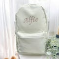 Personalised Embroidered Backpack | Rucksack Girls Boys Unisex Back To School Kids Children's Nursery First Gender Neutral  Nappy Bag