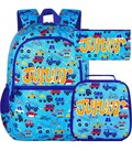 Custom Cars Trucks Helicoptors Boys Backpack Bookbag // Kid's Personalized Backpack and Lunchbox and pencil pouch, Back to School