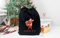 Christmas Santa Bag, Customized Xmas Gift, Personalized Santa Sack, Christmas Present Sack, Custom Xmas Toy Sack, Christmas Gift Tote Bag