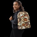 Start school with a backpack covered in adorable cats and kittens. Our medium-sized backpack has plenty of room for clothes and a laptop.