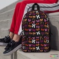 Coquette Lesbian Backpack, Aesthetic Lesbian Pride Bag, subtle Lesbian Flag Bows School Bag, trendy Back to School Gift for Daughter, LGBT