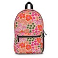 Backpack, Back-to-School, Aloha Floral, Pink and Red
