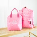 Personalized Baby Backpacks | Monogrammed Toddler Backpacks | Navy Kids Backpacks | Preschool Book Bags | Personalized Diaper Backpacks Pink