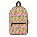 Pink palm Backpack
