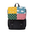 Unisex Casual Shoulder Anime Backpack, anime pattern bag, demon backpack, slayer bag, Kimono pattern Backpack, book bag