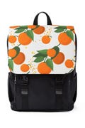 Back To School Back Pack Orange Oxford Canvas Backpack, Laptop Backpack, Laptop Bag Woman, Kids Backpack, Travel Backpack, School Book Bag