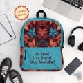 Maple Floral Backpack ? Chic and Durable School Bag for Students , Ideal for Travel and Everyday Use ? Stylish Trendy Floral Pattern Design
