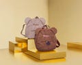 Personalized Fluffy Teddy Kids Backpack, Teddy Bear Backpack Toddler backpack, Custom Name Backpack, Personalised Fluffy Teddy Kids Backpack