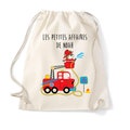 Personalized children's bag, nursery school bag, school changing bag, nursery bag, children's tote bag, firefighter tote bag