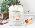 North Pole Special Delivery Christmas Sack, Personalized Christmas Dog Bag, North Pole Santa Sack, Santa Claus Bag, Christmas Gift Bags