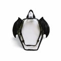 Coffin Handmade Nara Prado PVC Clear Concert Stadium Handbag, Transparent Vegan Backpack