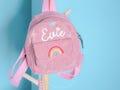 Customized Mini Backpacks for Babies and Kids | Monogrammed Toddler Bags | Seersucker Preschool Book Bag | Personalized Baby Gifts