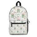 frog backpack, green backpack,cute backpack,girl backpack,personalized backpack for kids,toddler backpack,backpack diaper bag,small backpack