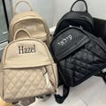 Personalised Kids Backpack Embroidered with Name Initials Choice of Colours School Bag