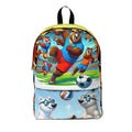 Sports Bear: Soccer Grizzlies, Volleyball Polar Bears, Football Sun Bears, and Roller Skating Pandas Unite! Unisex Classic Backpack