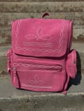 Boot Stitch Pink Backpack