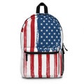 American Flag Backpack - Patriotic, Grunge Style Design, Back to School, American Flag Travel Bag