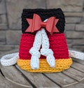 Disney's Mickey Mouse Inspired Mini, Crochet, Adjustable Backpack, Disneyland Travel, Mickey Christmas Gift, Soft Travel Bag, Everyday Bag