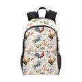 Charming Country Rustic Floral Chicken Backpack