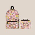 Personalized Boho Floral Cowgirl Boots Backpack Lunch Bag Set, Western Back To School Bookbag, Custom Travel Tumbler Country Birthday Gift