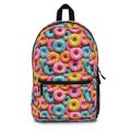 Lightweight Waterproof Backpack Travel Work College High School Middle School Elementary School Weekender Bag Carry On Laptop Bag Donuts