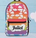 Personalized Rainbow backpack, Backpack with Name, Personalized Patches Backpack, Custom Rainbow Unicorn backpack with Patches, Unicorn gift