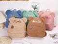 Personalized Teddy Bear Backpack, Toddler Backpack with name, Embroidered Kids Backpack, Nursery School Backpack, Christmas gift, Baby Gifts
