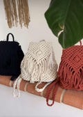 Macrame Bag Backpack