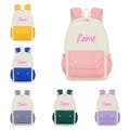 Personalized Name Backpack, Back To School Custom Backpack, Students Book Bag, School Rucksack, Students Backpack,