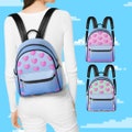 Casual small backpack with a heart design - mini backpack - back to school backpack - PU leather backpack - Pixel art bag - Bag for students