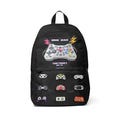 Gamer Over  Unisex Fabric Backpack For Gaming, Gamers Gift for School Boys Gamer Dads Brothers Uncle  Custom Back to School for Boys Kids