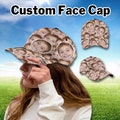 Custom Cap Face/Photos Mashup,Any Face Allover Hat,Personalised Unisex Baseball Cap,Anniversary Gift for Families Friends,Classic Cap Gift