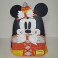 Custom bling Minnie Mouse Candycorn Disney Loungefly backpack