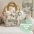 Personalized Baby Boy Ducks Mallards Diaper Backpack | Diaper Bag for New Moms, Backpack for Toddler Mom, Gift for Xmas, Gift for Hunter