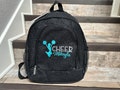 LARGE Black Glitter Cheer Backpack, Monogram black glitter backpack, personalize glitter backpack, girls backpack, girls glitter backpack