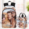 Personalized Backpack for Adults and Kids,Customed Backpack with Picture,Photo Backpack,Custom College Bag,Your Family Photos on Backpack