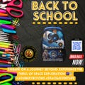 Celebrate Hubble Utility Backpack | Personalized Space Gift | Geek Culture Back to School Bag | Space Lover Travel Gear