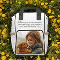 Dog Mom Backpack, Pet Travel Bag, Dog Diaper Bag, Dog Backpack, Dog Supplies Organizer, Dog Mom Gift