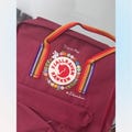 Colorful Flower And Animal Hand Embroidery, Customised Fjallraven Kanken Backpack, Personalised Gift, Handmade Birthday Gift, Wedding Gift