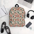 Christmas Pattern Backpack, Holiday Themed Bag, Festive Travel Backpack, Santa Claus Gift Print, Xmas Tree Design, Unisex Backpack