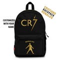 Ronaldo Backpack - Youth Children's Soccer Backpack -Customizable with your name on top of the backpack - Sports School Bag