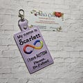 Autism Id tag with name - small medical Id tag - Be Patient tag - personalized Autism Autistic ID card tag- I have Autism ID tag-