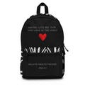Christian Backpack Inspirational Backpack John 13:1 Bible Backpack Jesus Backpack Black Backpack Christian Accessories Unique Christian Gift
